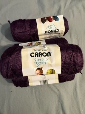Caron Simply Soft Yarn - Plum Perfect